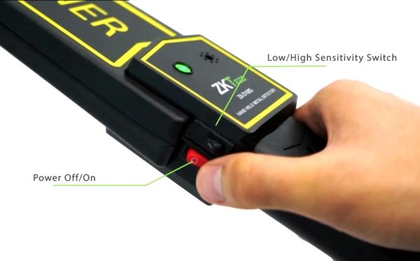 Металлодетектор ручной ZKTeco ZK-D100S с аккумулятором Ni-Mh, 250 мАч Металлодетектор ручной ZKTeco ZK-D100S с аккумулятором Ni-Mh, 250 мАч