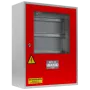 Шкаф ШПС-24 исп.11 красный с окном, для монтажа средств пожарной автоматики