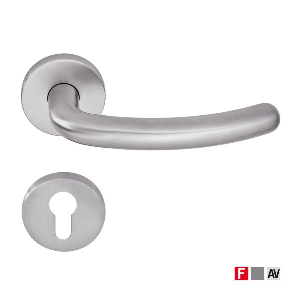 Комплект нажимных ручек dormakaba OGRO Premium 8100 для сплошных дверей