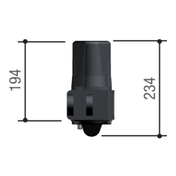 Линейный самоблокирующийся привод Came KR310D для правой створки Линейный самоблокирующийся привод Came KR310D для правой створки
