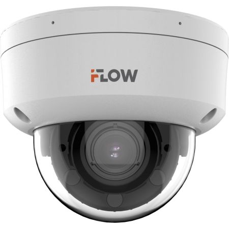 IP-камера 4Мп iFlow F-IC-2742C2MSZ4(2.8-12mm) уличная, с микрофоном, SharpSense и двойной подсветкой до 40 м