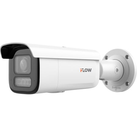 IP-камера 8Мп iFlow F-IC-2686CSZ4(2.8-12mm) уличная, с микрофоном, BrightVu, SharpSense и двойной подсветкой до 60 м