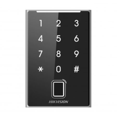 Считыватель HikVision DS-K1109EKFB отпечатков пальца и EM-Marine карт, с поддержкой Bluetooth и клавиатурой Считыватель HikVision DS-K1109EKFB отпечатков пальца и EM-Marine карт, с поддержкой Bluetooth и клавиатурой