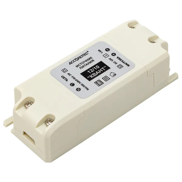 Источник стабилизированного питания AccordTec AT-12/10 КВАНТ Источник стабилизированного питания AccordTec AT-12/10 КВАНТ