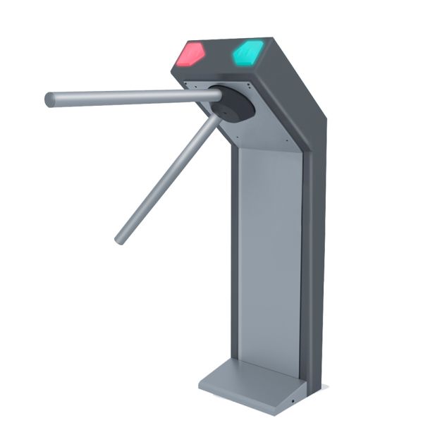 Турникет-дуопод моторизованный STOP-COVID-счетчик Rusgate T2-M-SF v.1.2 (с автоматическими планками Антипаника)