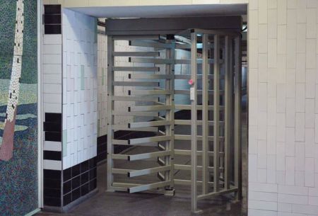 Турникет полноростовой PERCo-RTD-15.1R уличный с электромеханическим приводом