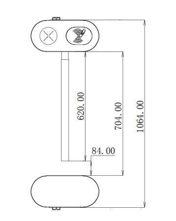 Скоростной одноштанговый турникет Блокпост ЭПР 500