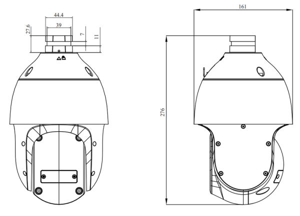 PTZ-видеокамера 2Мп RVi-1NCZ23723-A (5-115) скоростная поворотная