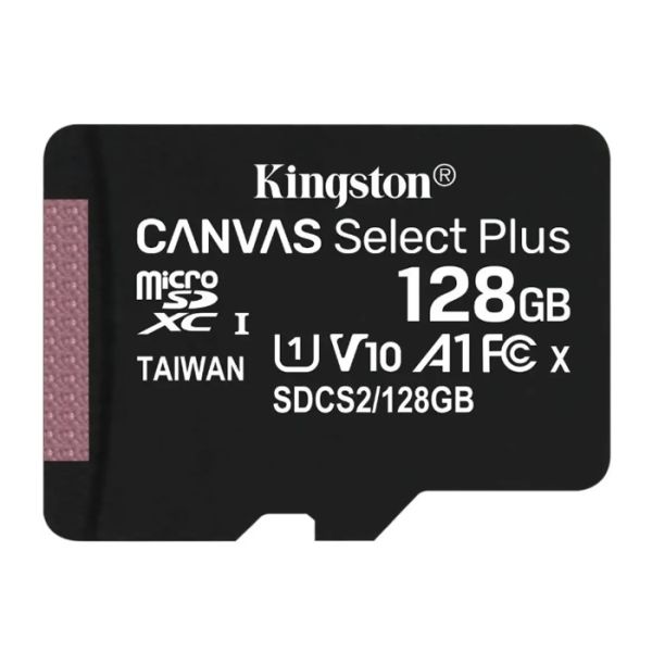 Карта памяти microSDXC UHS-I U1 Kingston Canvas Select Plus 128 ГБ Карта памяти microSDXC UHS-I U1 Kingston Canvas Select Plus 128 ГБ