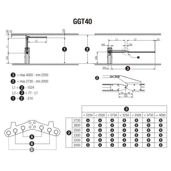 Шарнир складывания стрелы Came 803XA-0310 для шлагбаума GT4