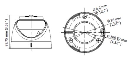 Купольная уличная 2Мп HD-TVI видеокамера HiWatch DS-T213(B) (2.8 мм) с PIR-датчиком