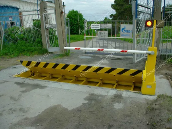 Противотаранная дорожно-заградительная установка ПДЗУ-L-3 с дорожным покрытием