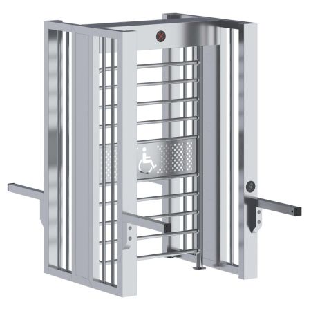 Полноростовой распашной турникет Блокпост Спектр СТ 4 с калиткой