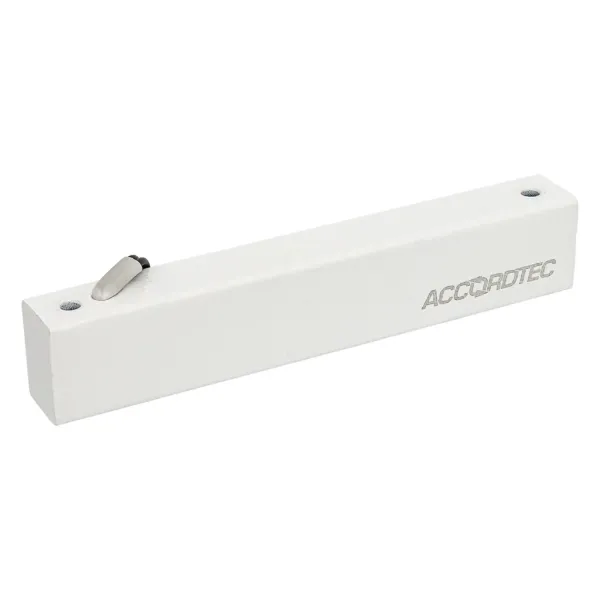 Электромагнитный замок AccordTec ML-100K с уголком, белый