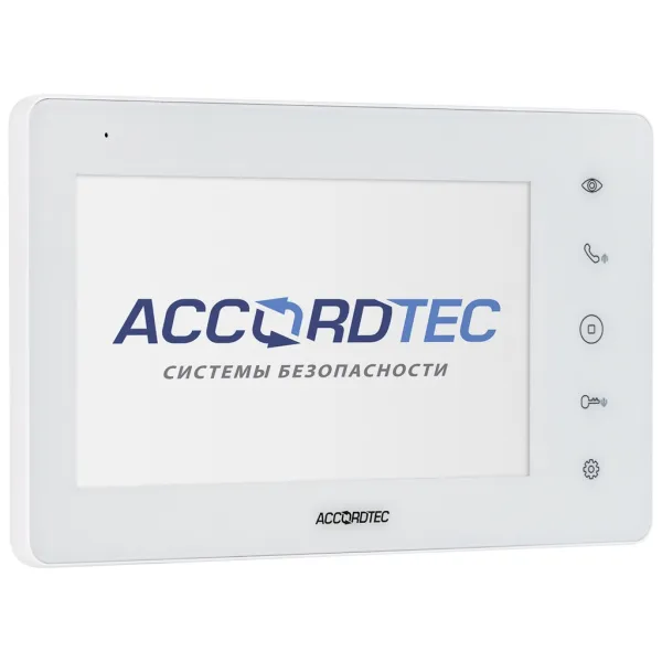 Монитор видеодомофона AccordTec AT-VD A752C/SD WH