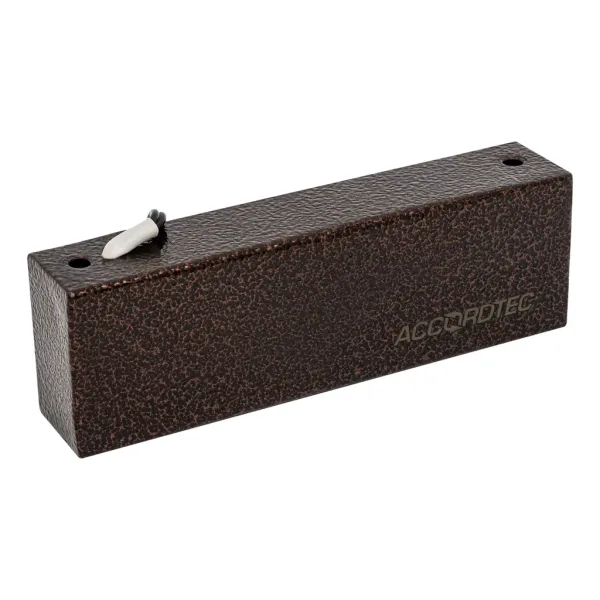 Электромагнитный замок AccordTec ML-300KB с уголком, коричневый