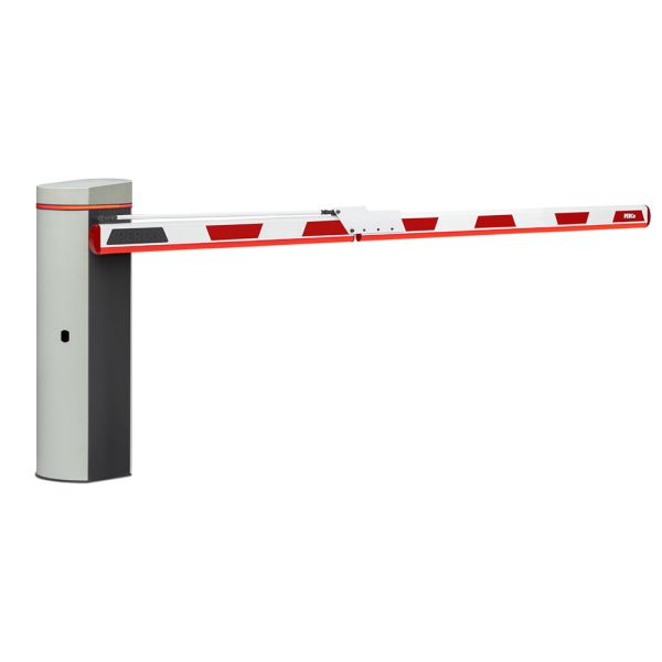 Шлагбаум автоматический PERCo GS04 со складной прямоугольной стрелой 3 м и встроенной системой обогрева