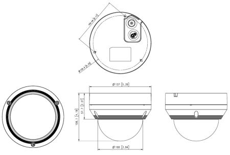 Антивандальная сетевая IP-видеокамера 2Мп Wisenet QNV-6082R