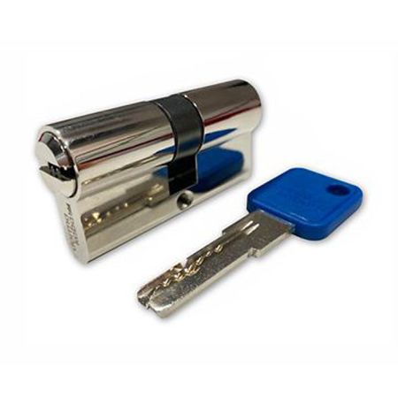 Евроцилиндр dormakaba CBR-2 PRO, ключ-ключ, никель, 5 ключей