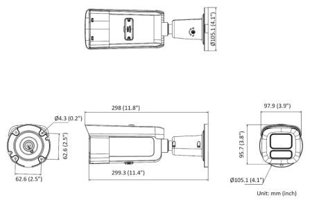 Антивандальная IP-видеокамера ColorVu 4Мп HikVision DS-2CD2647G2T-LZS(C) с AcuSense Антивандальная IP-видеокамера ColorVu 4Мп HikVision DS-2CD2647G2T-LZS(C) с AcuSense