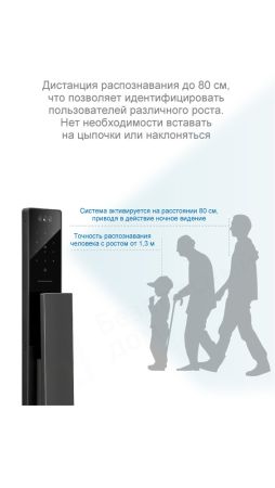 Электронный биометрический замок Moorgen T5+, 7-ми ригельный, кристаллы Сваровски, видеоглазок, Face-ID, Wi-Fi Электронный биометрический замок Moorgen T5+, 7-ми ригельный, кристаллы Сваровски, видеоглазок, Face-ID, Wi-Fi
