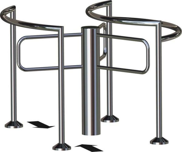 Роторный полуростовой турникет Gotschlich Gyro Holm