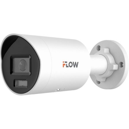 IP-камера 4Мп iFlow F-IC-2146CM(2.8mm) уличная, с микрофоном, BrightVu, SharpSense и двойной подсветкой до 40 м