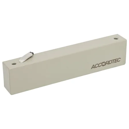 Электромагнитный замок AccordTec ML-180K с планкой, серый
