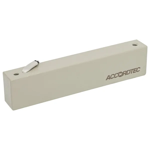 Электромагнитный замок AccordTec ML-180K с планкой, серый