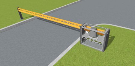 Антивандальный автоматический шлагбаум Hurde Block-A1 Combo 5 FullNice1 (11-55)