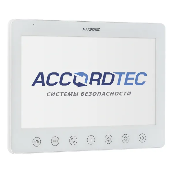 Монитор видеодомофона AccordTec AT-VD 100C/SD WH