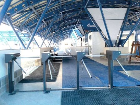 Турникет-трипод Ростов-Дон Т9М1-02 из окрашенной стали (без планок)