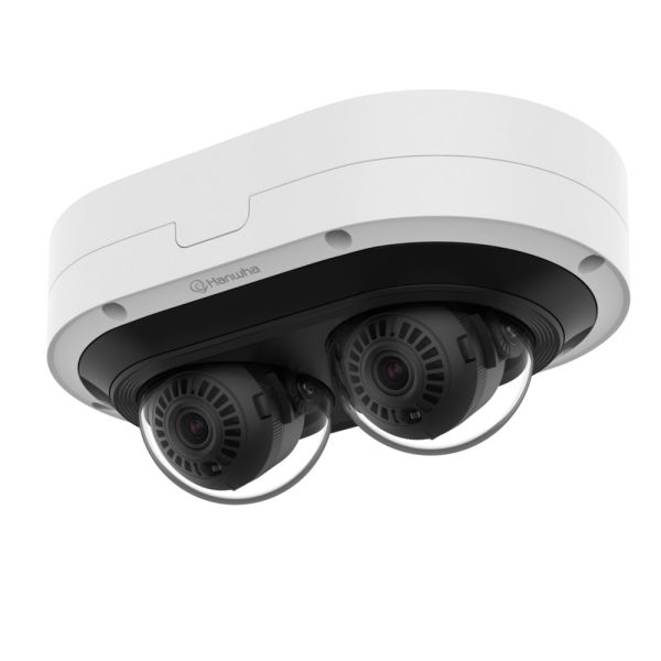 Мультисенсорная IP-видеокамера 2х 6Мп Wisenet PNM-12082RVD с 2-мя моторизованными объективами 3.5-6.7 мм