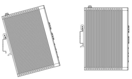 Управляемый 4-портовый промышленный PoE коммутатор Dahua DH-IS4207-4GT-120