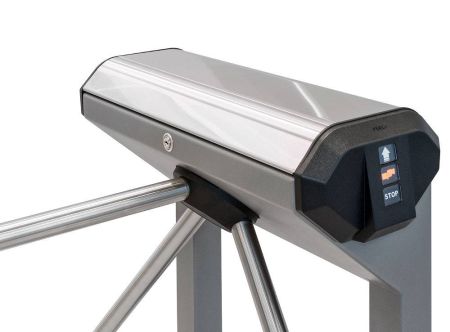 Электронная проходная PERCo-KT02.9 с активированным ПО PERCo-SS01 с планками Антипаника