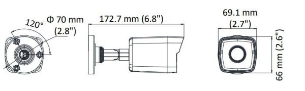Уличная IP-камера 2Мп HiWatch DS-I250 (6 мм)