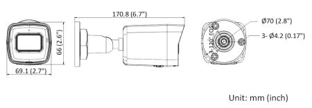 Уличная IP-камера 6Мп HiWatch DS-I650M(B) (2.8 мм) с микрофоном Уличная IP-камера 6Мп HiWatch DS-I650M(B) (2.8 мм) с микрофоном