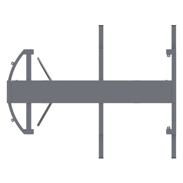 Полноростовой роторный турникет Блокпост Спектр СТ 4М с распашной калиткой