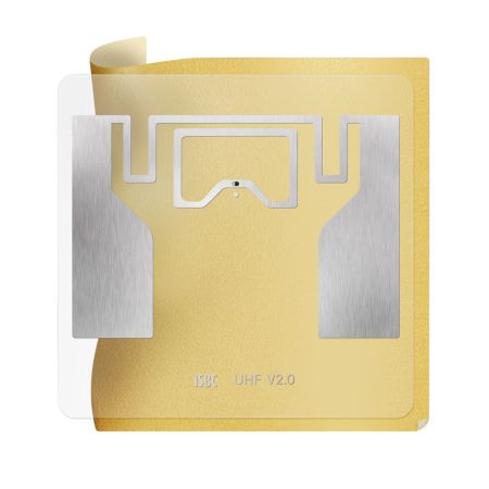 Метка Labels 50х50 UHF, UCODE8, прозрачная PET наклейка (45x31)