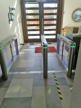 Турникет распашной Avix AV.SG.6656 из нержавеющей стали