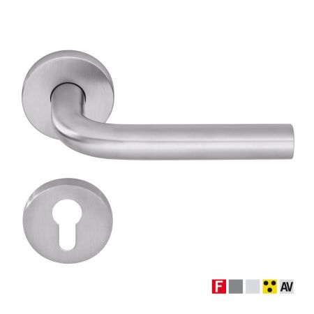 Комплект нажимных ручек dormakaba OGRO Premium 8906 для сплошных дверей Комплект нажимных ручек dormakaba OGRO Premium 8906 для сплошных дверей