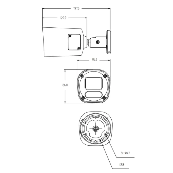 IP-видеокамера 5Мп Rubezh RV-3NCT5368 (6.0)