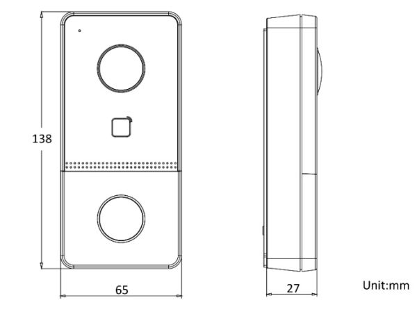 Вызывная панель видеодомофона HiWatch VDP-D2211(B) Вызывная панель видеодомофона HiWatch VDP-D2211(B)