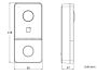 Вызывная панель видеодомофона HiWatch VDP-D2211(B)
