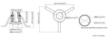 Миникупольная IP-видеокамера 2Мп HikVision DS-2CD2E23G2-U (4 мм) с технологией AcuSense Миникупольная IP-видеокамера 2Мп HikVision DS-2CD2E23G2-U (4 мм) с технологией AcuSense
