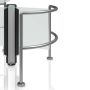 Ограждение с держателем под стекло Magnetic GBTF113 для роторных турникетов mTwing, с планкой
