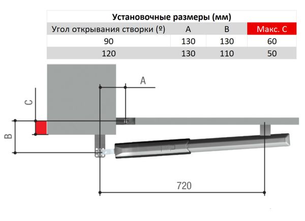 Комплект автоматики Came ATI3000A combo KIT для двухстворчатых распашных ворот (A3000A KIT)