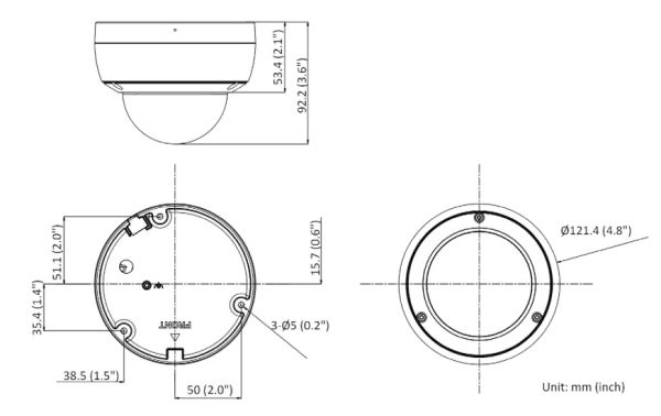Уличная IP-камера 5Мп Hikvision DS-2CD3156G2-IS(C) (6 мм) с технологией AcuSense Уличная IP-камера 5Мп Hikvision DS-2CD3156G2-IS(C) (6 мм) с технологией AcuSense