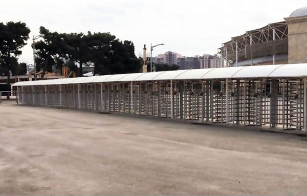 Турникет полноростовой двухпроходной Came Guardian Eco Line 300 PSGD3E, уличный из окрашенной стали Турникет полноростовой двухпроходной Came Guardian Eco Line 300 PSGD3E, уличный из окрашенной стали