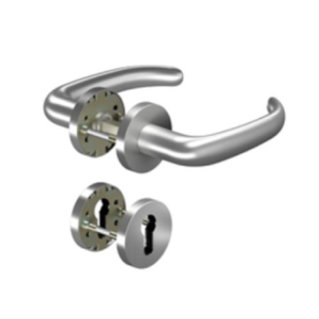 Комплект нажимных ручек dormakaba OGRO Premium 8999 для сплошных дверей